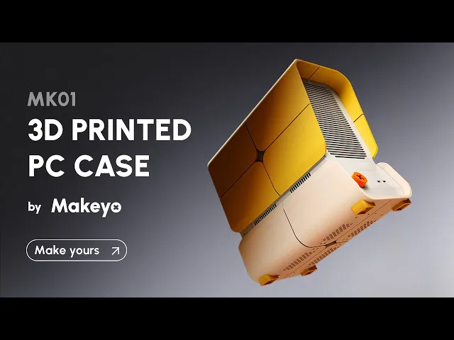 PC case mini ITX, micro ATX & ATX design by Makeyo video thumbnail