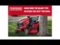 How To Find The Correct CRAFTSMAN Mower Blade