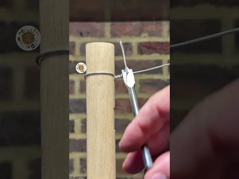 Wire twister from fork #diy