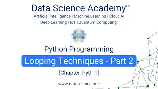 Python Programming for Beginners Py011 Looping Techniques - Part 2