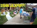 THIS CRAZY YARD SALE JACKPOT COST ME 1