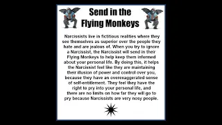 Understanding Of Flying Monkeys and Gang Stalking