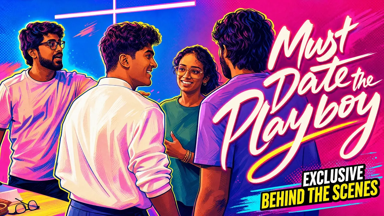 Must Date the Playboy - Exclusive Behind the Scenes - T Suriavelan | Muzammil | Chandni - Mediacorp