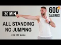 Download Lagu 30 Min All Standing \u0026 No Jumping INTENSE CARDIO HIIT | For Fat Burn 🔥 (No Equipment, No Repeats)