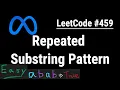 Repeated Substring Pattern - LeetCode with Python JavaScript and Java