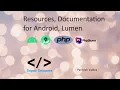 Useful Resources Documentation for Android Lumen
