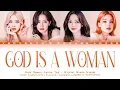 Download Lagu Rosé × Miyeon × Karina × Yeji AI Collab - God Is A Woman (Color Coded Lyrics)