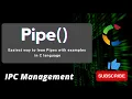 How Pipes IPC Actually works in C Real Linux Demo