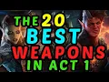 The 20 BEST WEAPONS in Act 1 - Baldur s Gate 3 Honour Mode Guide