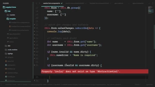 Angular 2 Forms and Validation Lesson11 Reactive Required Validation