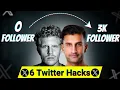 6 Twitter Hacks to Hit 3 000 Followers FAST