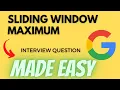Sliding Window Maximum - Leetcode 239