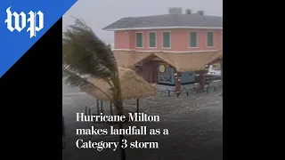 Hurricane Milton makes landfall as Category 3 storm