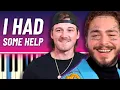 I Had Some Help EASY PIANO TUTORIAL - Post Malone Morgan Wallen
