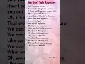 Download Lagu We Don't Talk Anymore - Charlie Puth (ft. Selena Gomez) lyrics #lyrics #lyricvideo