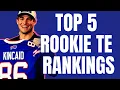 Top 10 Rookie Tight End Rankings-POST NFL Draft 2023 Fantasy Football