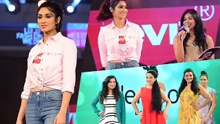 deepti sati ramp walk on kochi lulu fashion week 2018