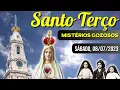 Download Lagu Santo Terço de Sabado (08/07/2023) | Mistérios Gozosos | Terço de Fátima
