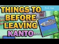 Things To Do Before You Leave Kanto in Pokeclicker