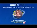 Camp K12 TV Ep 37 - Matthew Grade 9 Canada teaches Collision Detection with Javascript