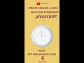 Analog Clock with Multi-Theme in HTML CSS And JavaScript