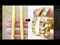 Making Heavy Solid Gold Bangles from 24k Gold Bars Jewelry Making 4K How it s made