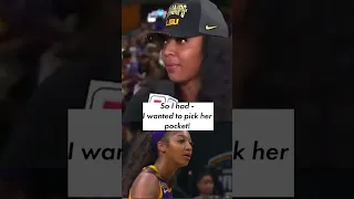 ????LSU’s Angel Reese on giving Caitlin Clark a taste of her own medicine ???? | #shorts | NYP Sport