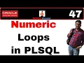 Apps Technical 47 Numeric Loop in PLSQL