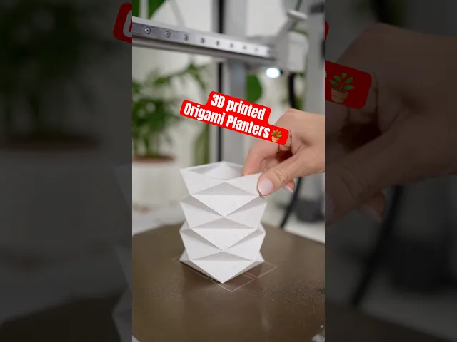 ORIGAMI planters video thumbnail