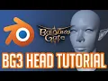 Setting Up a BG3 Head Using Norbyte s GR2 Tool for Blender 3 6