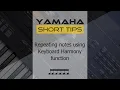 Download Lagu Auto repeating notes using Keyboard Harmony function | Yamaha short tips | Keyboard Harmony/Arpeggio