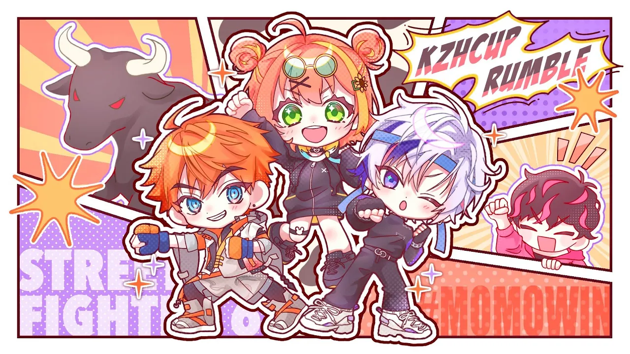 ꒰ スト６꒱　交流戦DAY2　KZHCUP RUMBLE 特訓🔥　˹ 本間ひまわり /  にじさんじ ˼