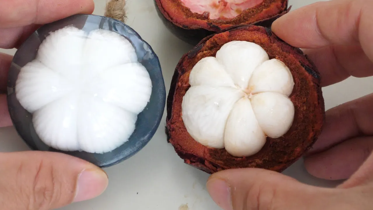 ASMR FRESH FRUIT PLATTER: LYCHEE, RAMBUTAN, PEACH, MANGOSTEEN. NO TALKING. MAI ASMR. 