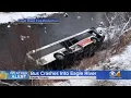 Bus Ends Up In Eagle River After Head-On Collision On Highway 6
