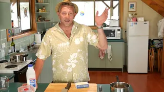 Gordon Ramsay shows Johnny Vegas how to make a classic white sauce. Funny clip from Cookalong Live. . 