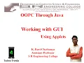 Working with GUI using Java Applets - Part 1