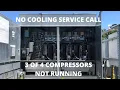 50 Ton AAON Roof top HVAC Unit No Cooling Service Call