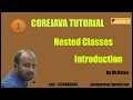 Core java Nested Classes -1 Introduction By Ratan Sir