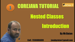 Core java Nested Classes -1 Introduction By Ratan Sir