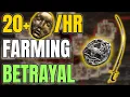 Farming Betrayal gives 20 Divines Hour in 3 29