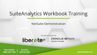 Oracle NetSuite - SuiteAnalytics Workbook Training