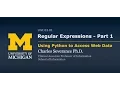 Regular Expressions Part 1