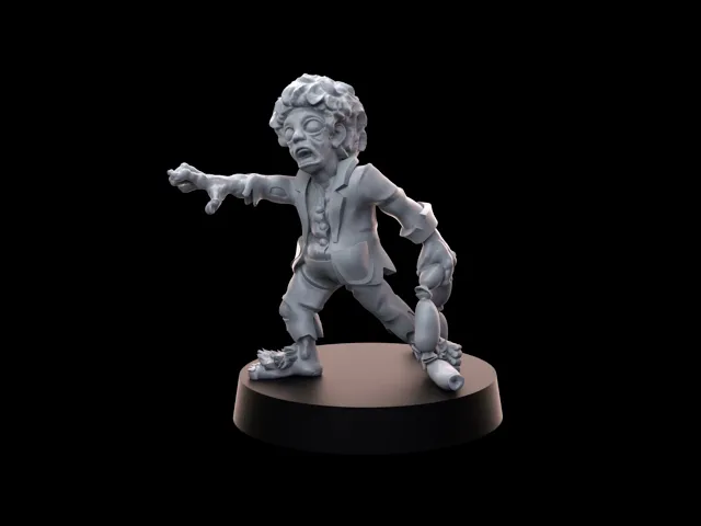 Halfling Zombie.stl video thumbnail