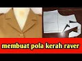Download Lagu Tutorial membuat pola kerah RAVER || kerah dharma wanita, baju dinas, raver collar pattern