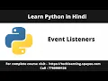 Python Event Listeners How to Make Your Code Respond Instantly