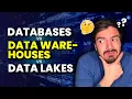 Databases Vs Data Warehouses Vs Data Lakes - What Is The Difference And Why Should You Care