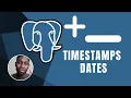 PostgreSQL Adding And Subtracting With Dates Course 2019