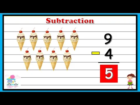 Download MP3 Basic Subtraction |Subtraction For Kids |Learn To Subtract |Subtract |Premath Concept |Subtraction