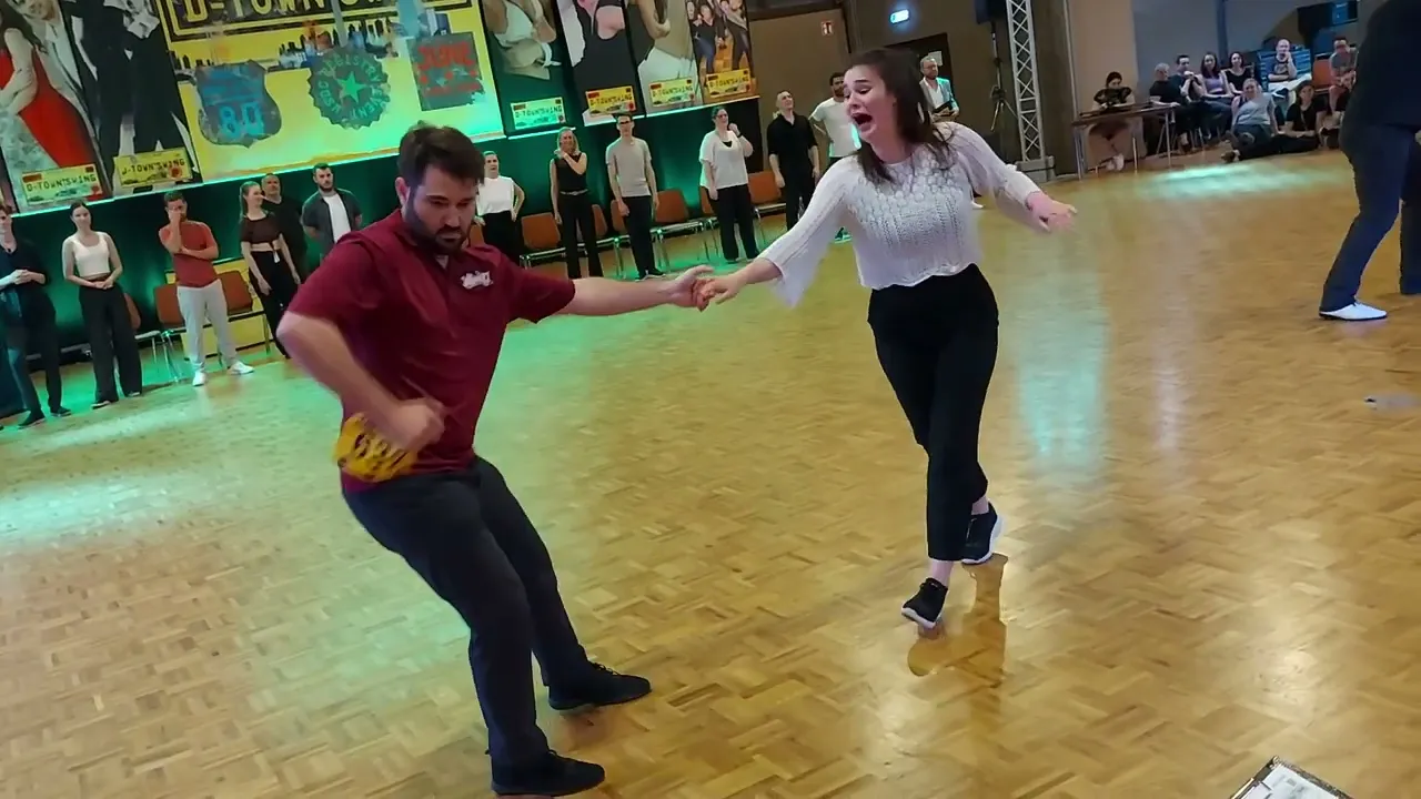 Improv West Coast Swing - Ben Morris & Jula Palenga - D-Town Swing 2023 All European 1st Place