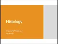 Download Lagu Histology (#1of4)